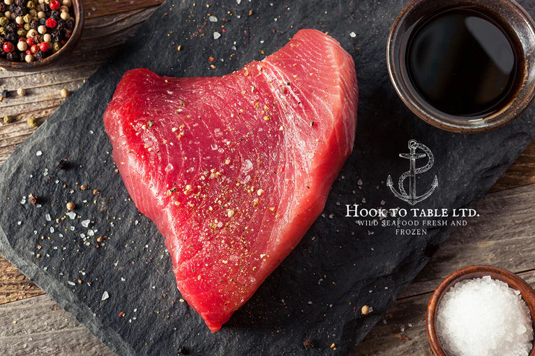 10 Lb Ahi Tuna Steak Case (8oz)