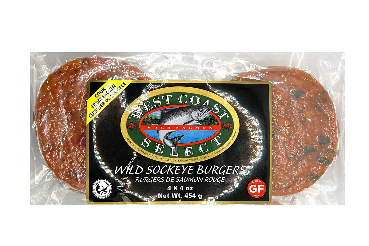 Frozen Wild Sockeye Patties (4pack)