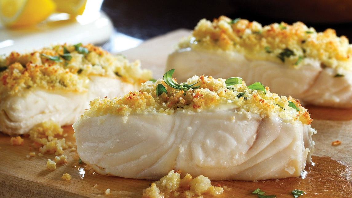 Citrus-Herb Crusted Halibut