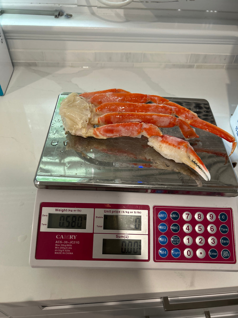 5lb case of snow crab