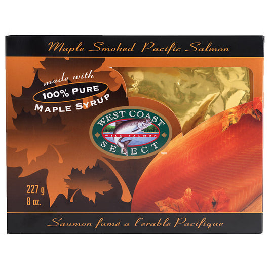 Maple Smoked Pacific Salmon Gift Box (227g)