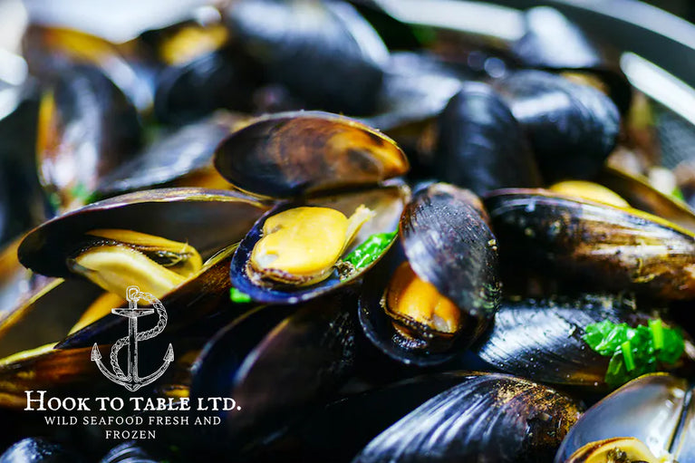 Frozen Newfoundland Blue Mussels (1 lb)