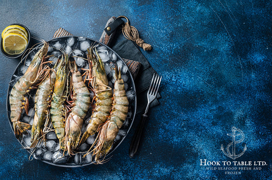 Frozen Red Argentina Prawns (1 lb bag)